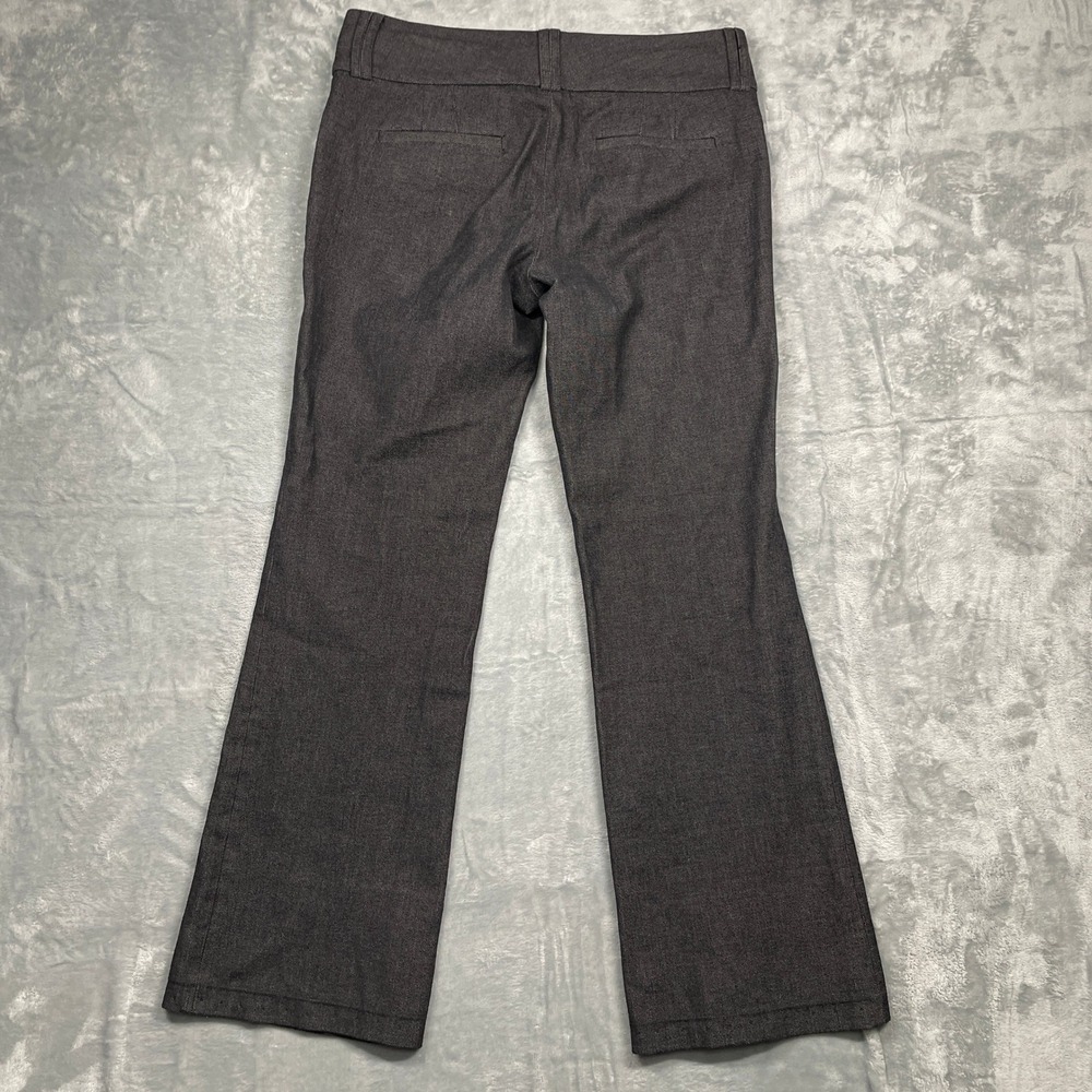Banana Republic Sloan Fit Pants Womens Gray Bootcut Stretch Dress Trousers 8 - Picture 2 of 13